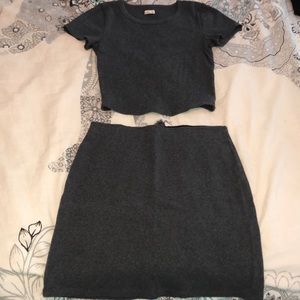 Hollister 2 piece crop top set